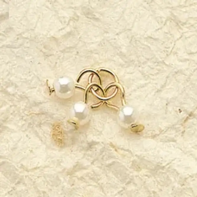 Triple Pearl Charms $26 ( priced per pair)
