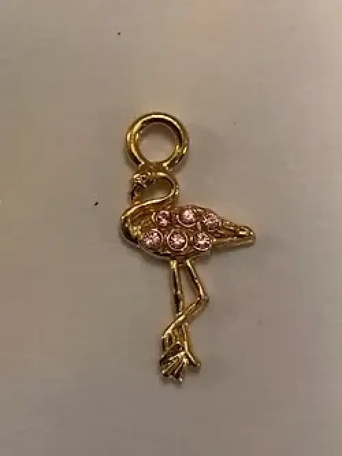 Flamingo Crystal Charms