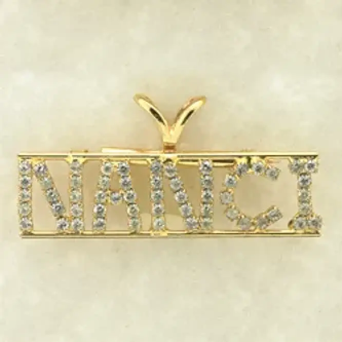 Crystal Name Pin