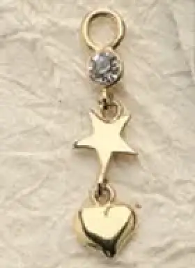 Dazzling Heart Charms 28.00 ( priced per pair)