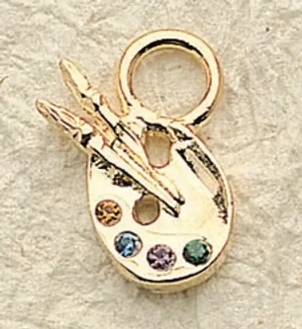 Artist Pallet  charms $28 priced per pair