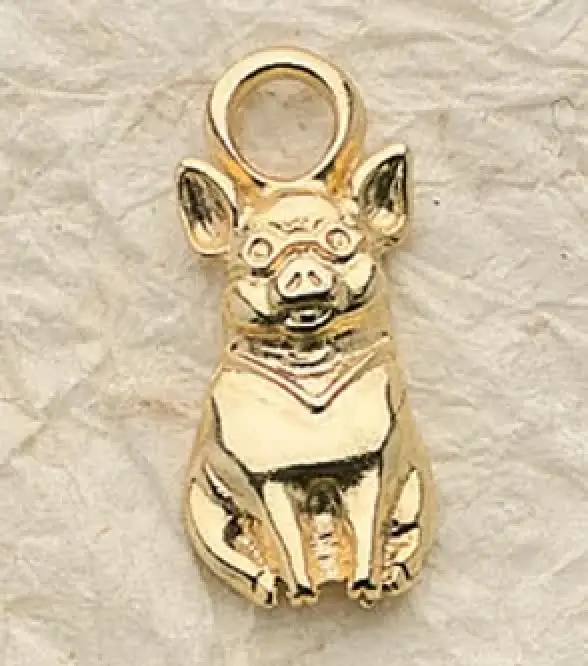 Happy Pig Charms   $28  Priced per pair