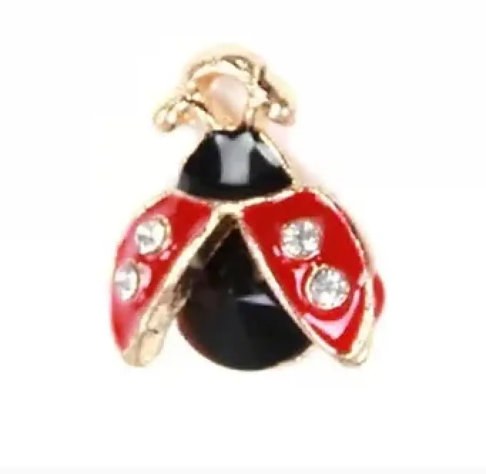 Crystal Lady Bug Charms $28