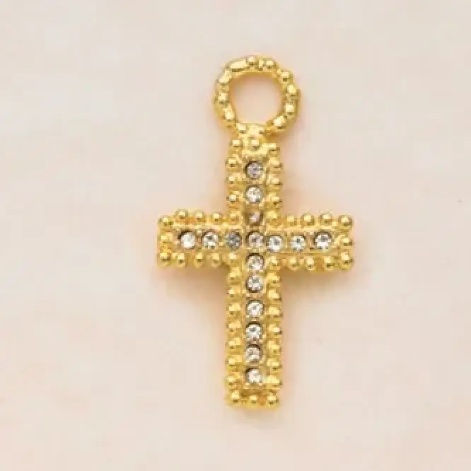 Large Crystal Cross Charms $28  (priced per pair)