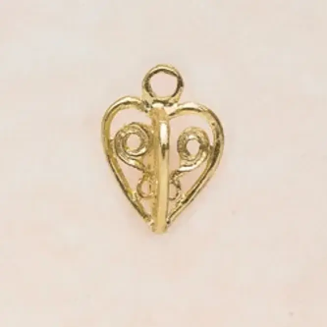 Sydney's Heart Charms  $28  (priced per pair)