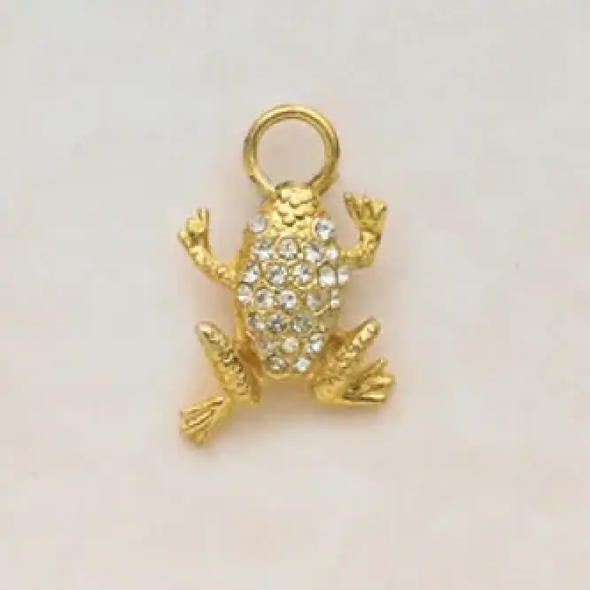 Crystal Frog Charm $14.00 each   (order 2 charms for earrings)