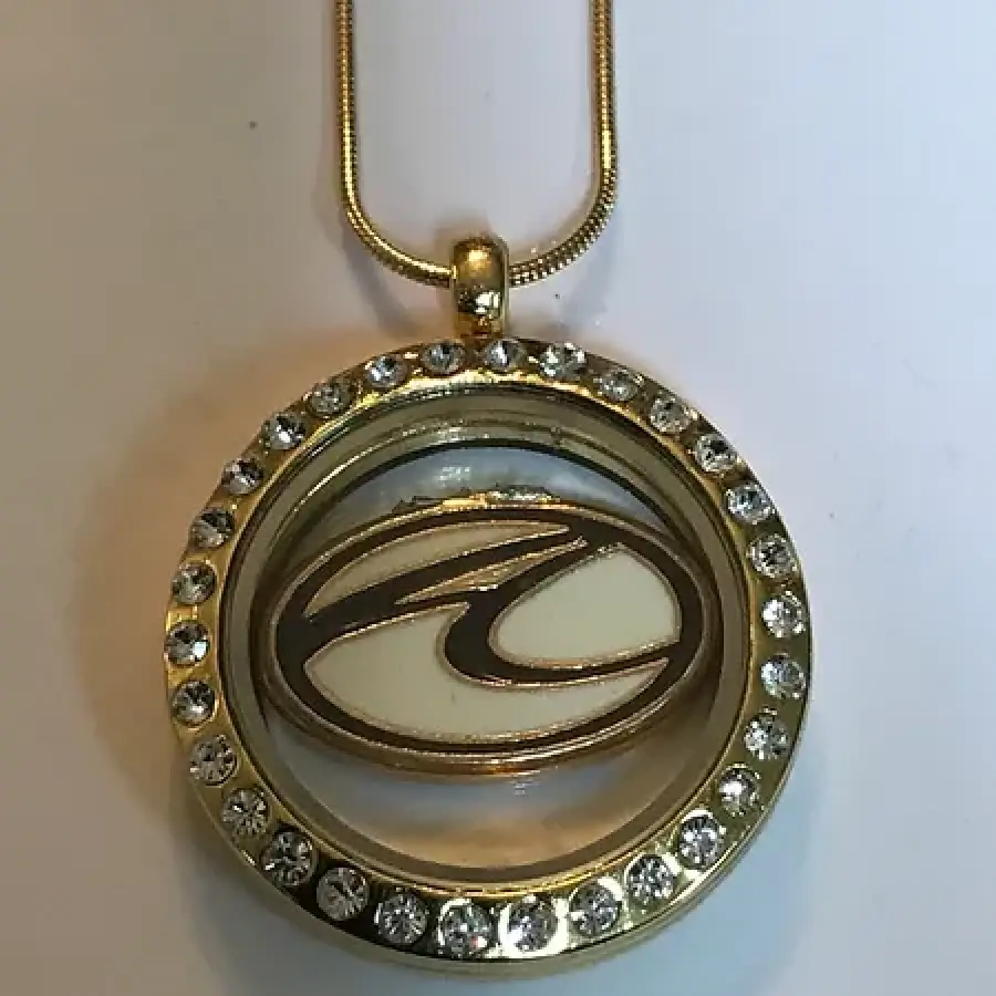 American Coach Crystal Locket (The locket opens up and has a glass case and you my want to add a cobra chain)