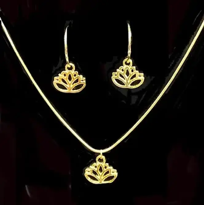 Ladies Oriental Shrine Lotus  Flower Complete Set