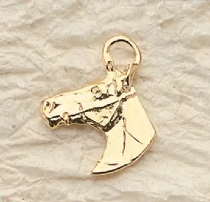 Horse Head Charm Pair