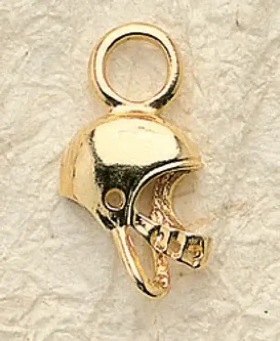 Football Helmet Charm Pair