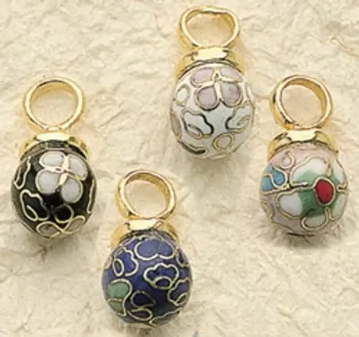 Cloisonné Charms $28 (priced per pair)