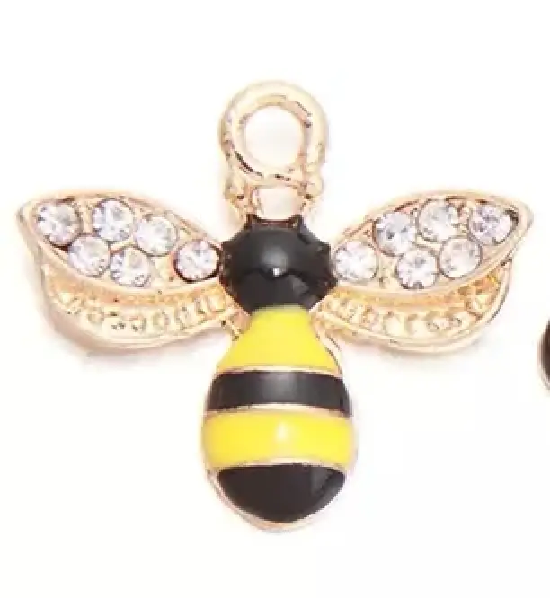 Crystal Yellow Jacket Charms  $28 priced per pair