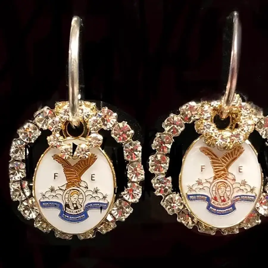 Eagles F.O.E. Ladies Auxiliary Charms. (1 pair charms)