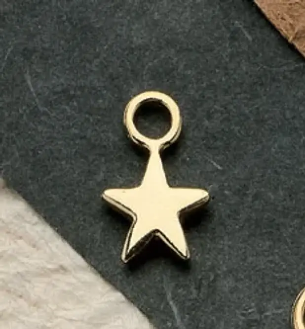 Gold Star Charm  $28 Pair