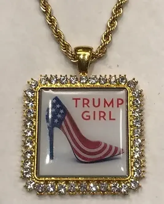 Trump Girl Medallion. $59