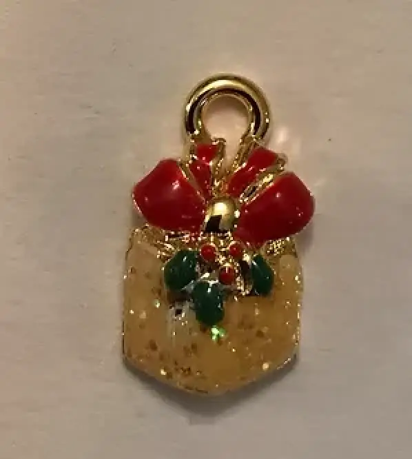 Christmas Present Charm Pair