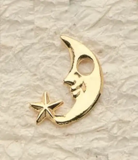 Man In the Moon Charms $28   (priced per pair)