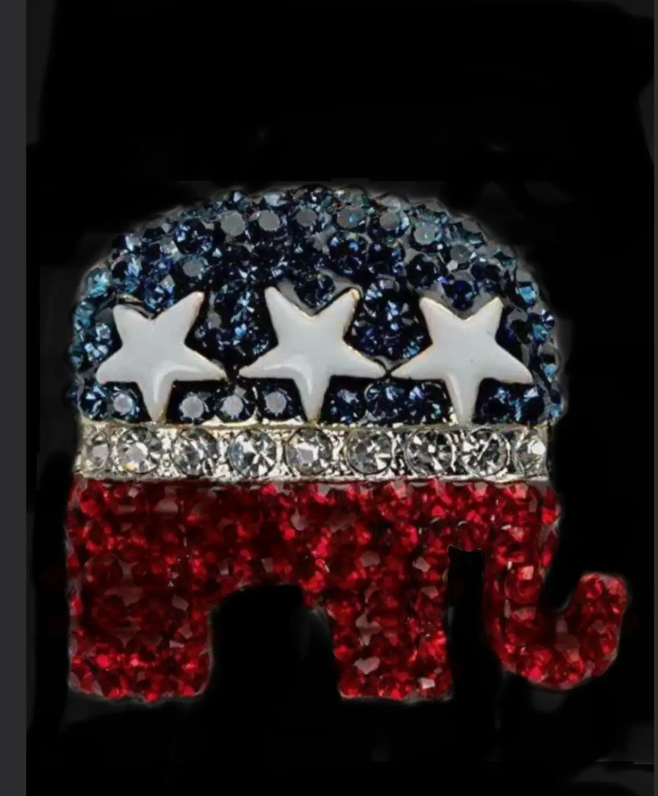 Crystal Elephant Pendant/Pin. $39.95