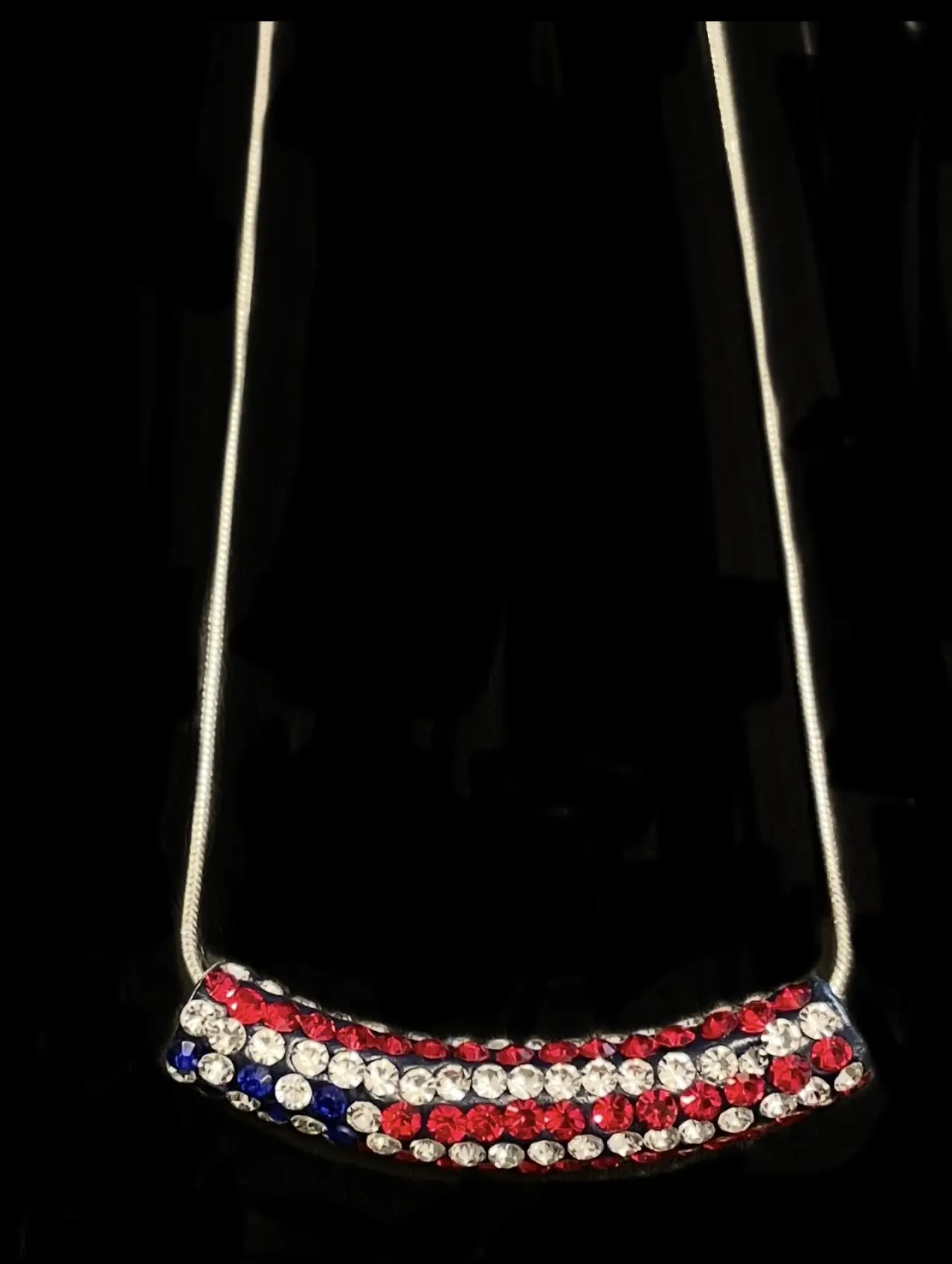Crystal Flag pendant  $24.95