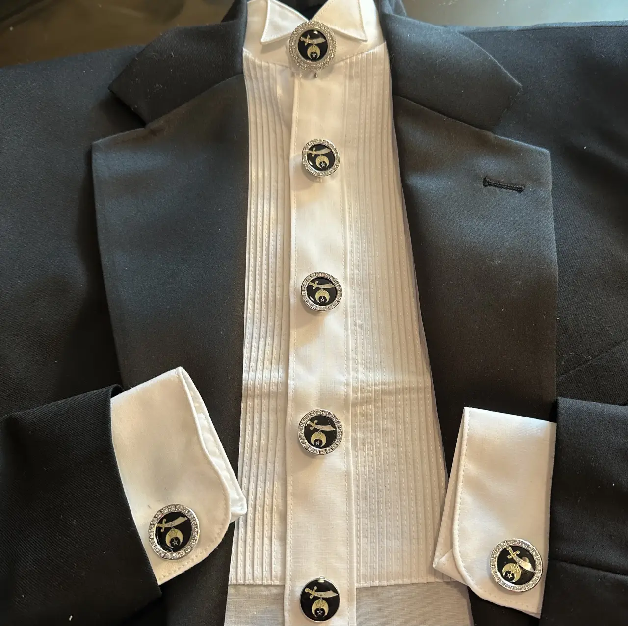 Elks Crystal Button Covers $34 each