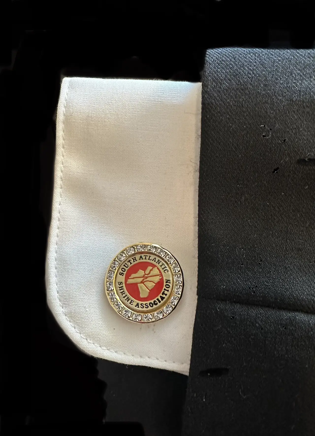 SHRINERS SASA Southern Atlantic Shriners Association cufflinks $79 pair