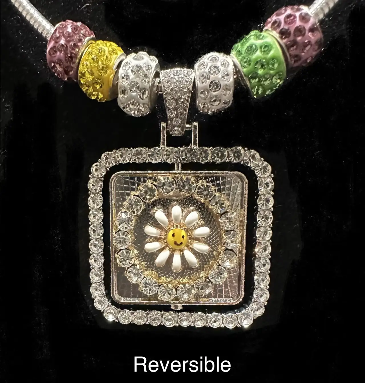 Daisy and LOSNA reversible Crystal medallion  $99