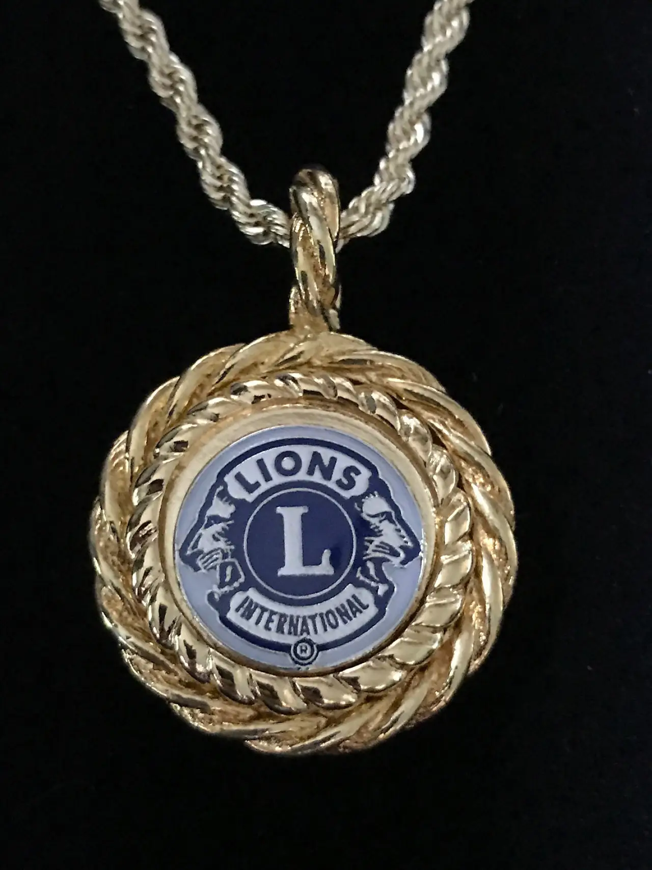 Lions International Rope Medallion