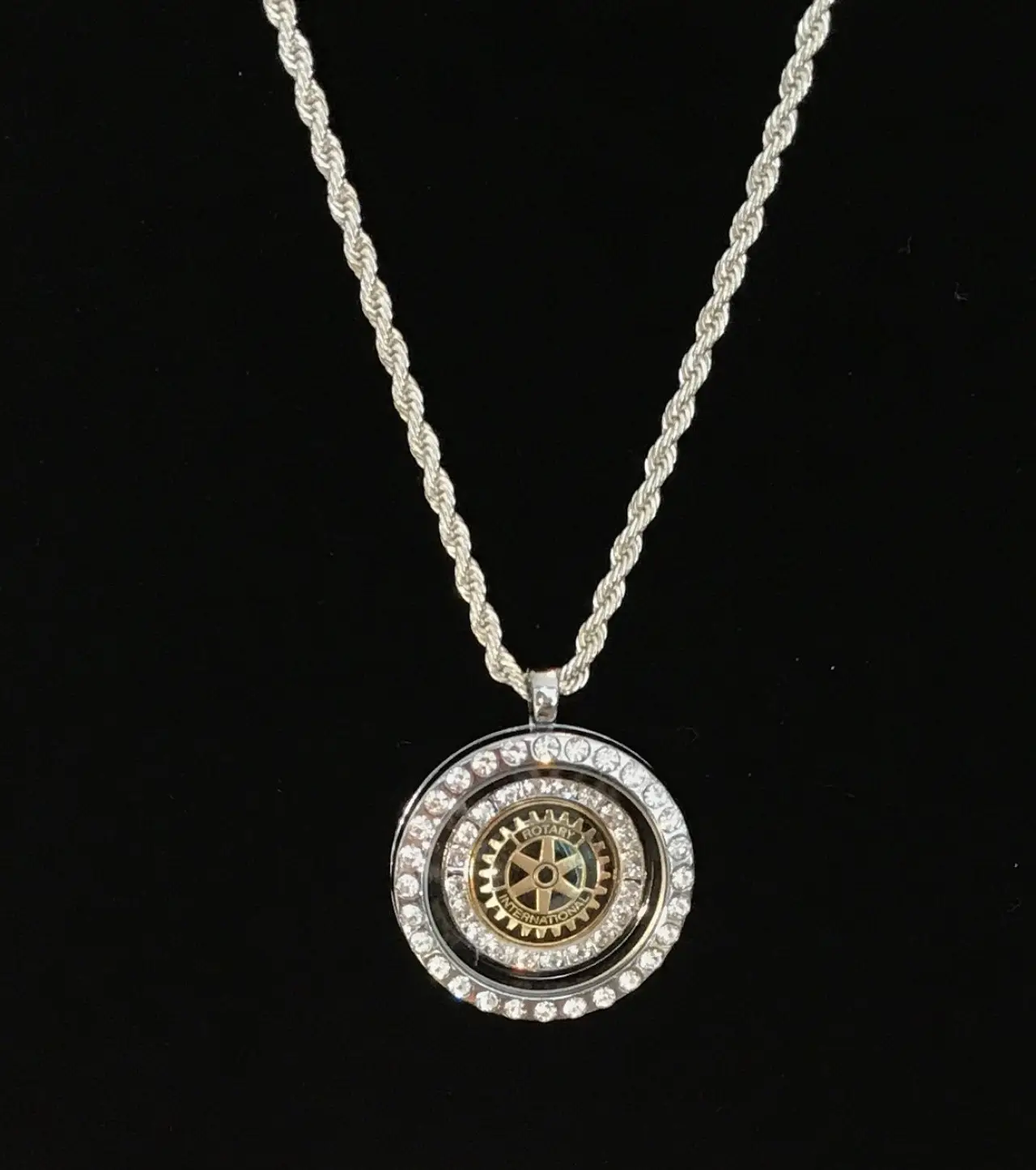 Rotary International Crystal Locket