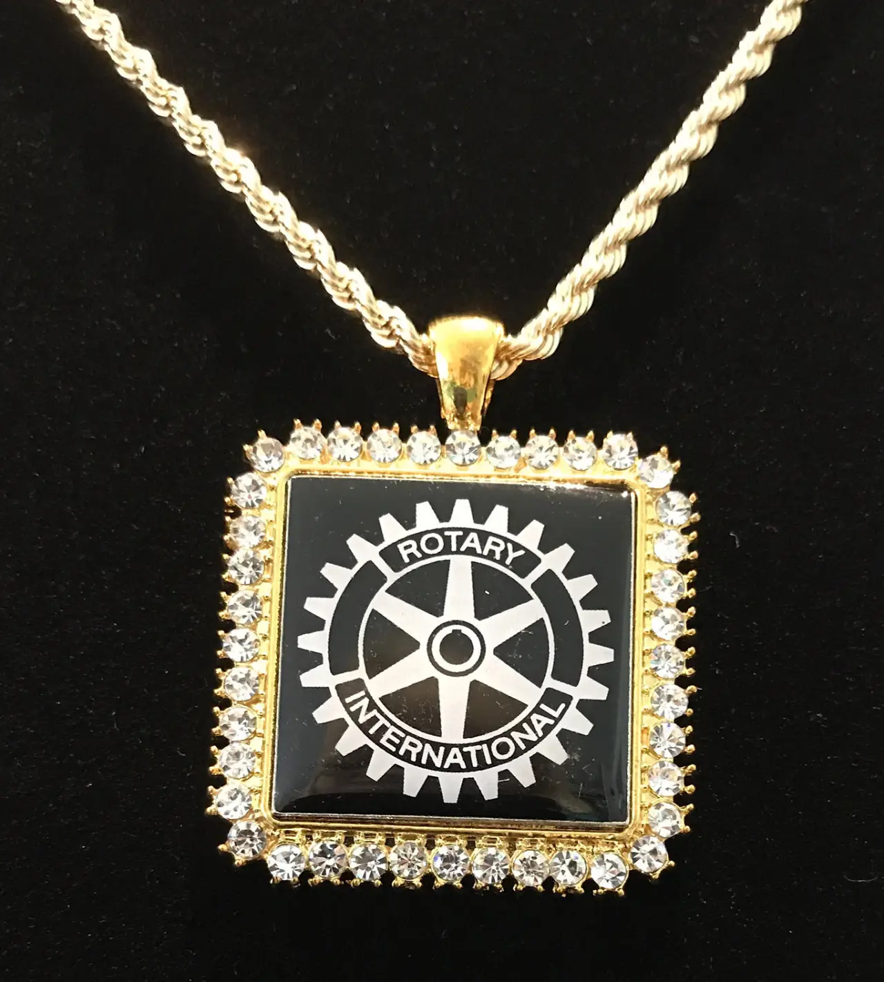 Rotary International Square Medallion