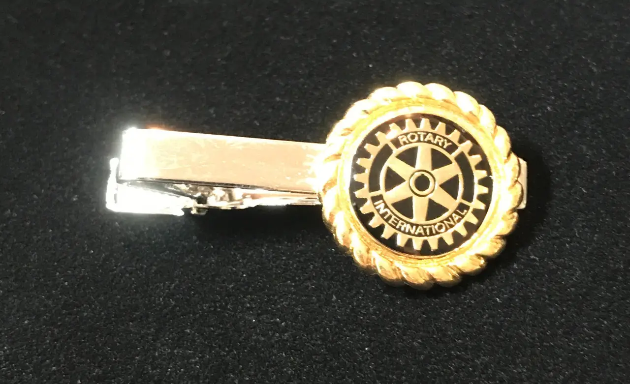 Rotary International Tie Clasp