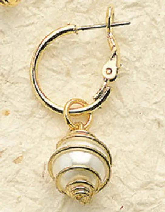 Round Swirl Pearl Charms $28 priced per pair