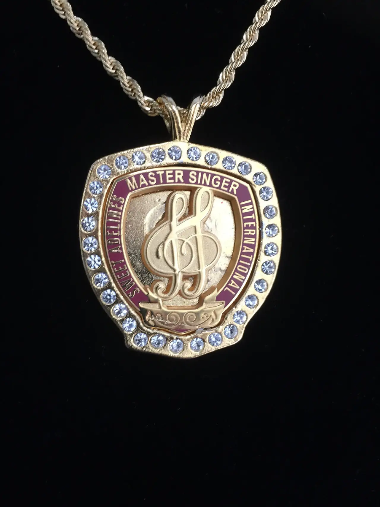 Sweet Adeline Master Singer Medal Holder