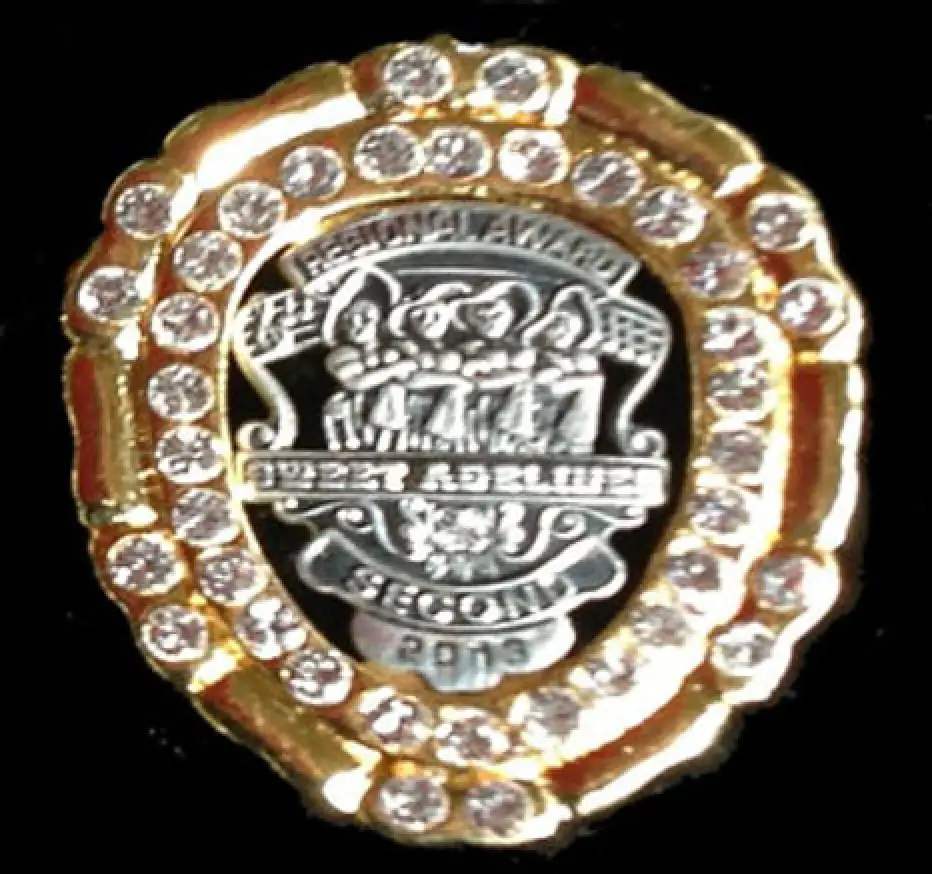 Sweet Adeline Regional Quartet Medal Holder (Designed to be a pin or pendant)