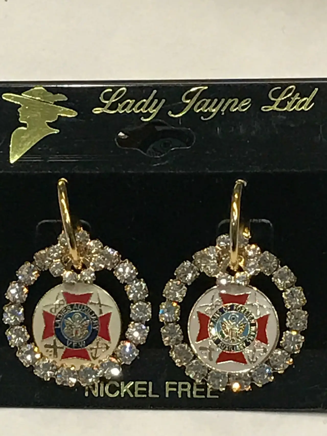 VFW Auxiliary or Regular VFW Earring Set  $109