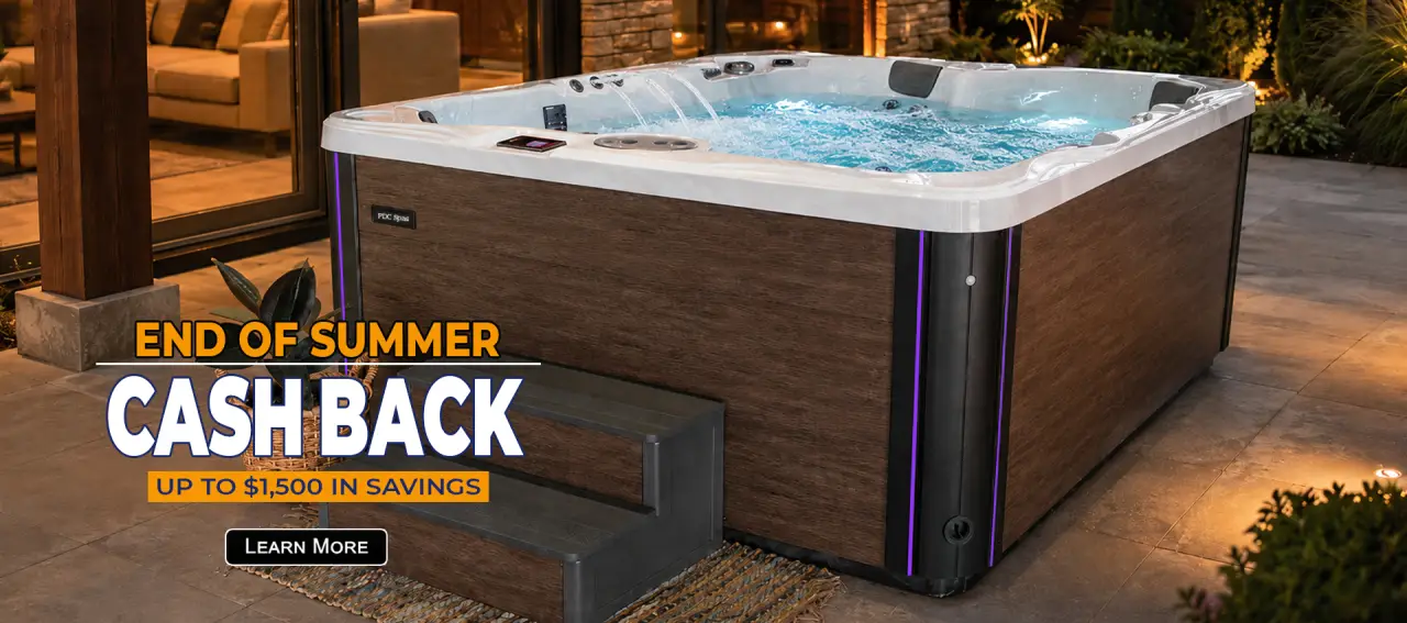 End of Summer cash back rebate — see promo details