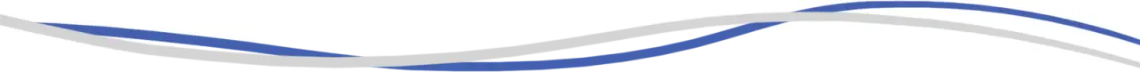 abstract wavy lines in blue and gray, crossing over each other on a white background