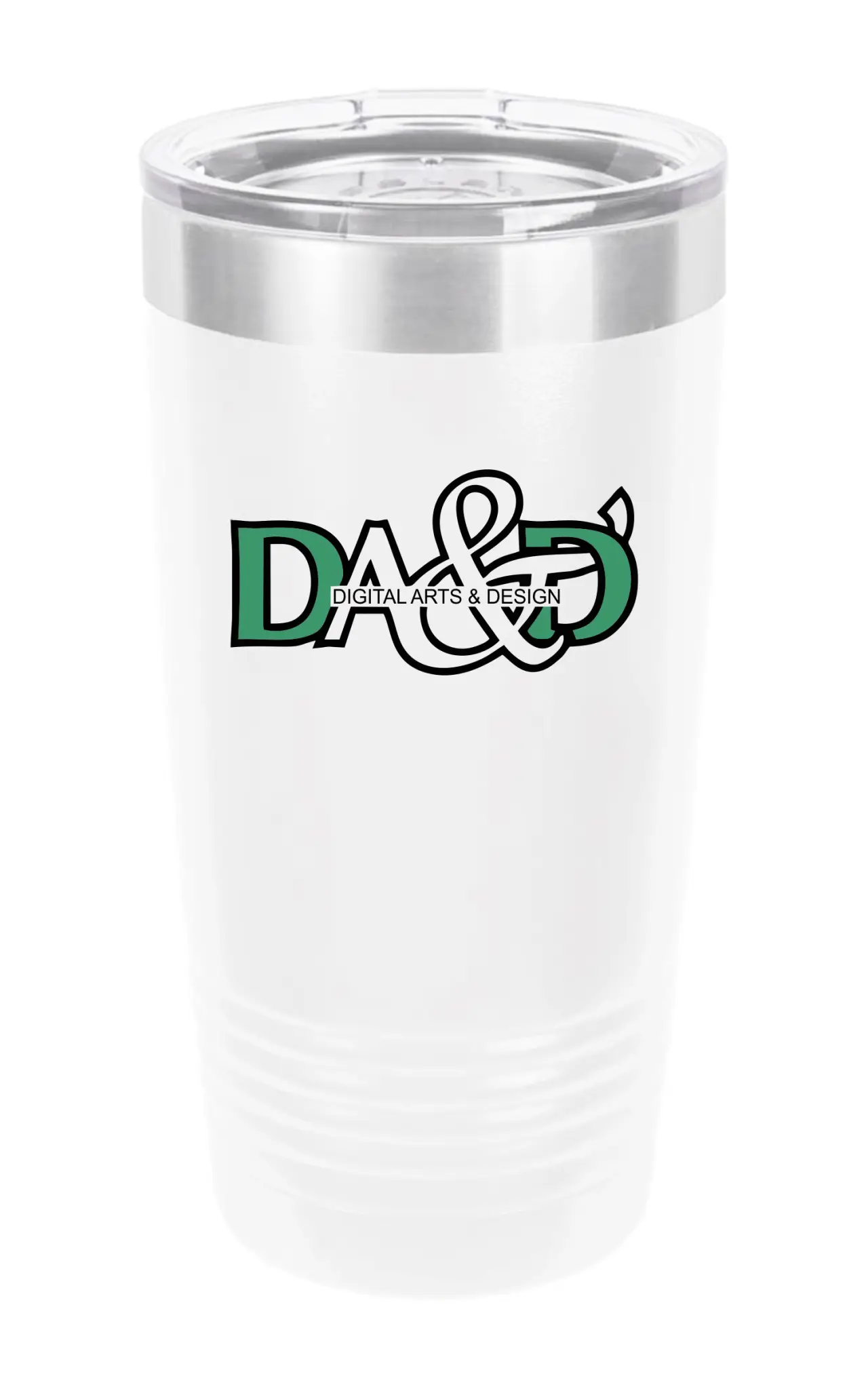 Digital Arts and Design Polar Camel 20 oz.  Ringneck Vacuum Insulated Tumbler w/Clear Lid LTM7214