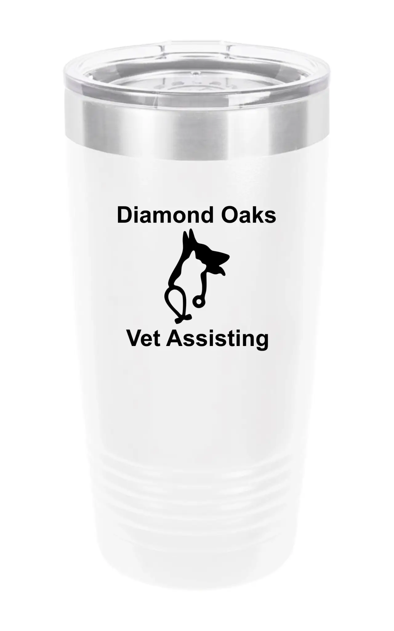 Vet Polar Camel 20 oz.  Ringneck Vacuum Insulated Tumbler w/Clear Lid LTM7214