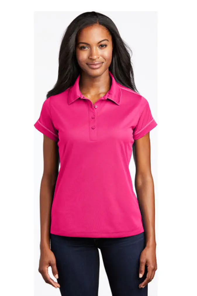 Sport-Tek® Ladies Contrast Stitch Micropique Sport-Wick® Polo - LST659