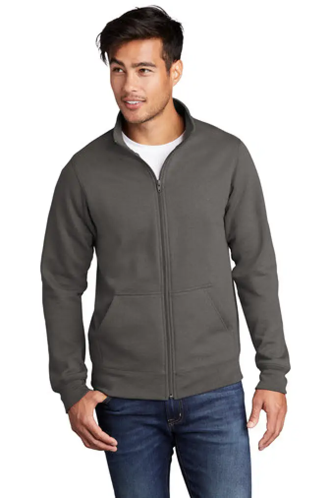 Port & Company ® Core Fleece Cadet Full-Zip Sweatshirt - PC78FZ