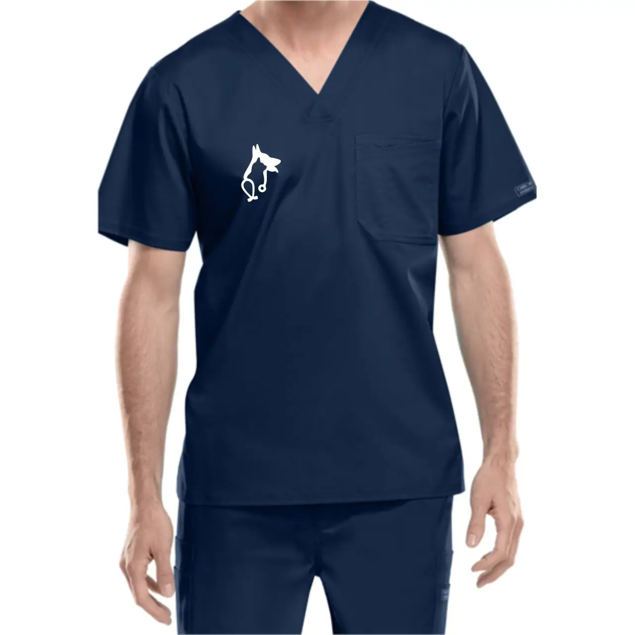 Cherokee® Men's Core Stretch V-neck Scrub Top - 4743