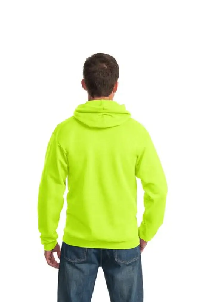 Safety Yellow Port & Company® - Essential Fleece Pullover Hooded Sweatshirt - TPMECH