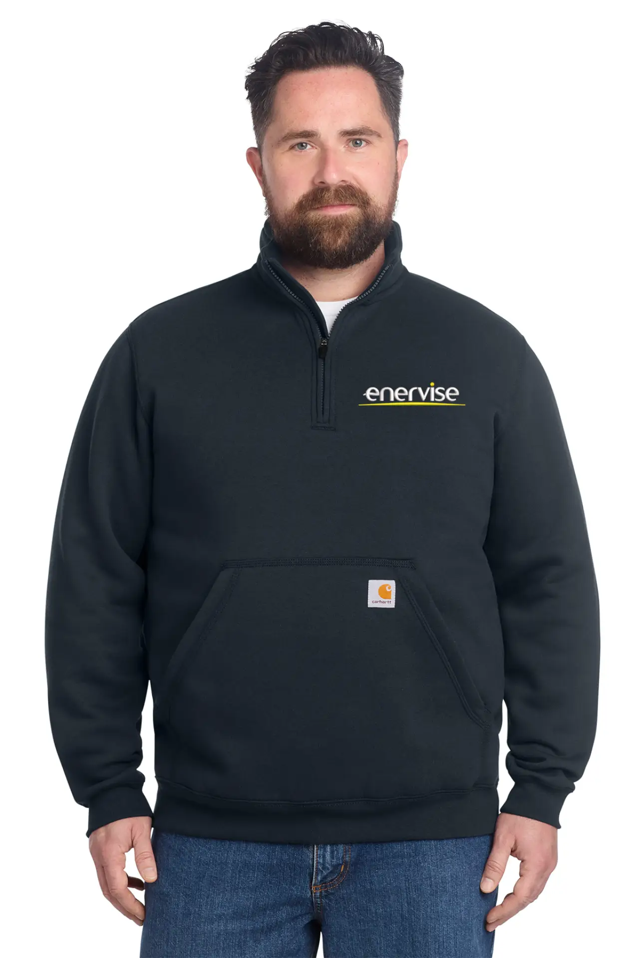 Carhartt® Midweight 1/4-Zip Mock Neck Sweatshirt