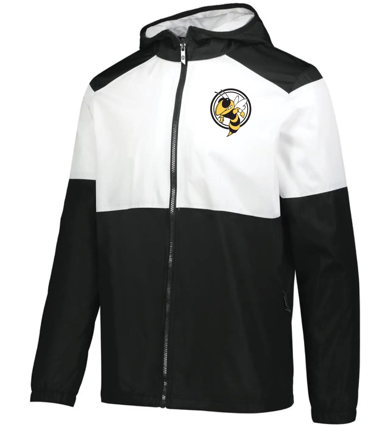 Series X Hooded Jacket with Embroidered Mascot