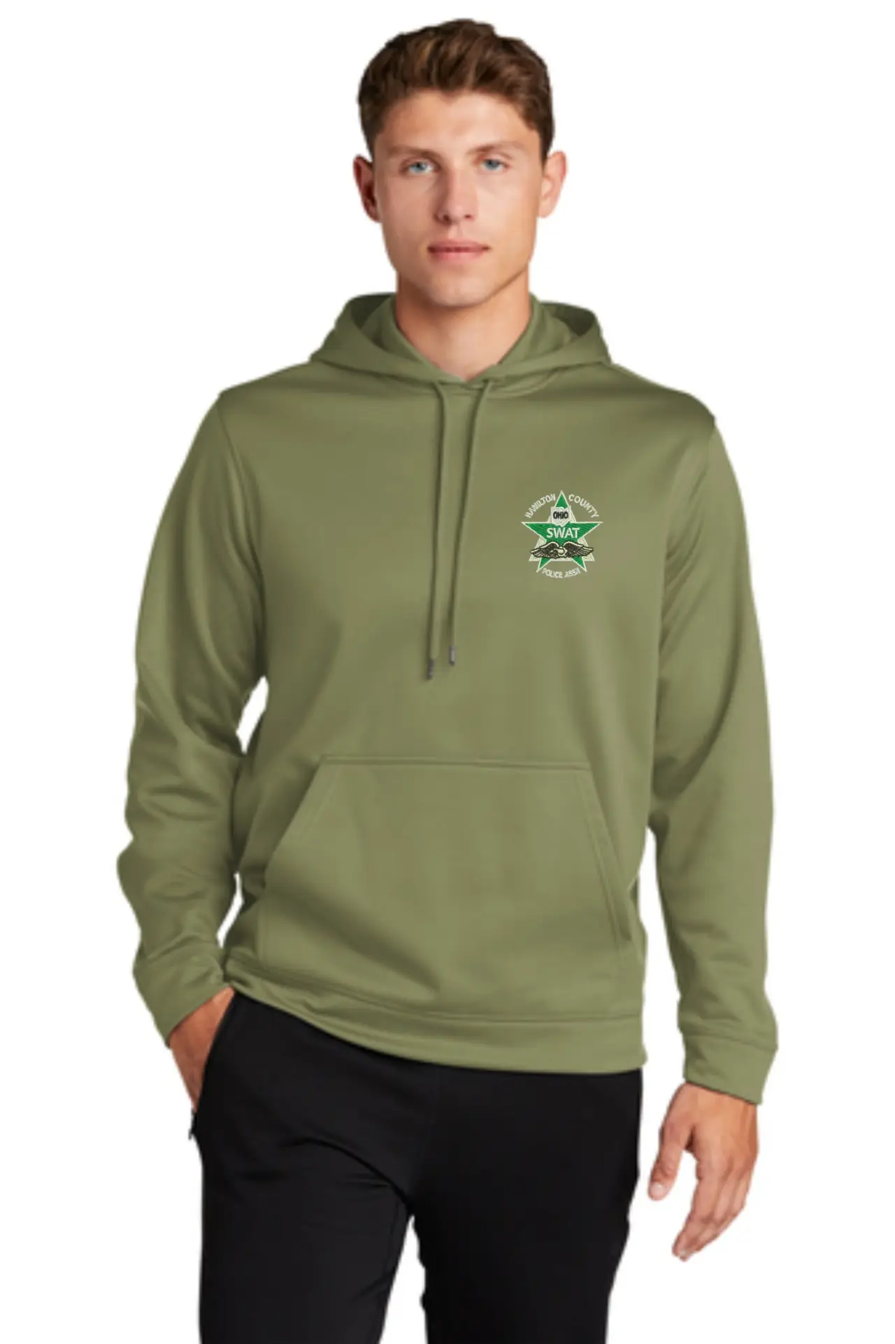 Sport-Tek® Sport-Wick® Fleece Hooded Pullover -F244