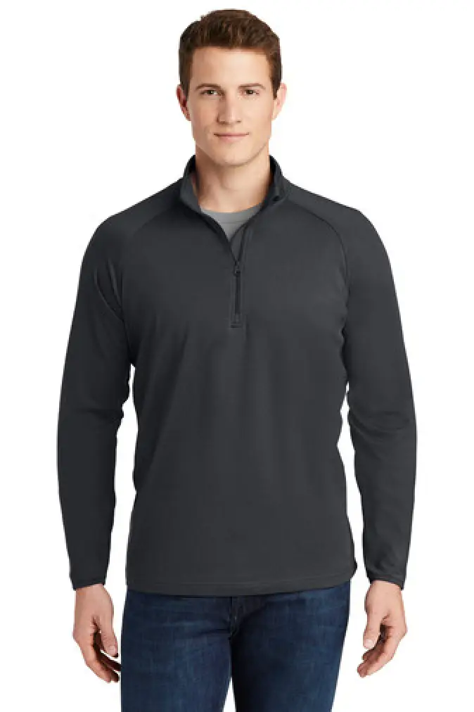 ST850 Sport-Tek® Sport-Wick® Stretch 1/2-Zip Pullover