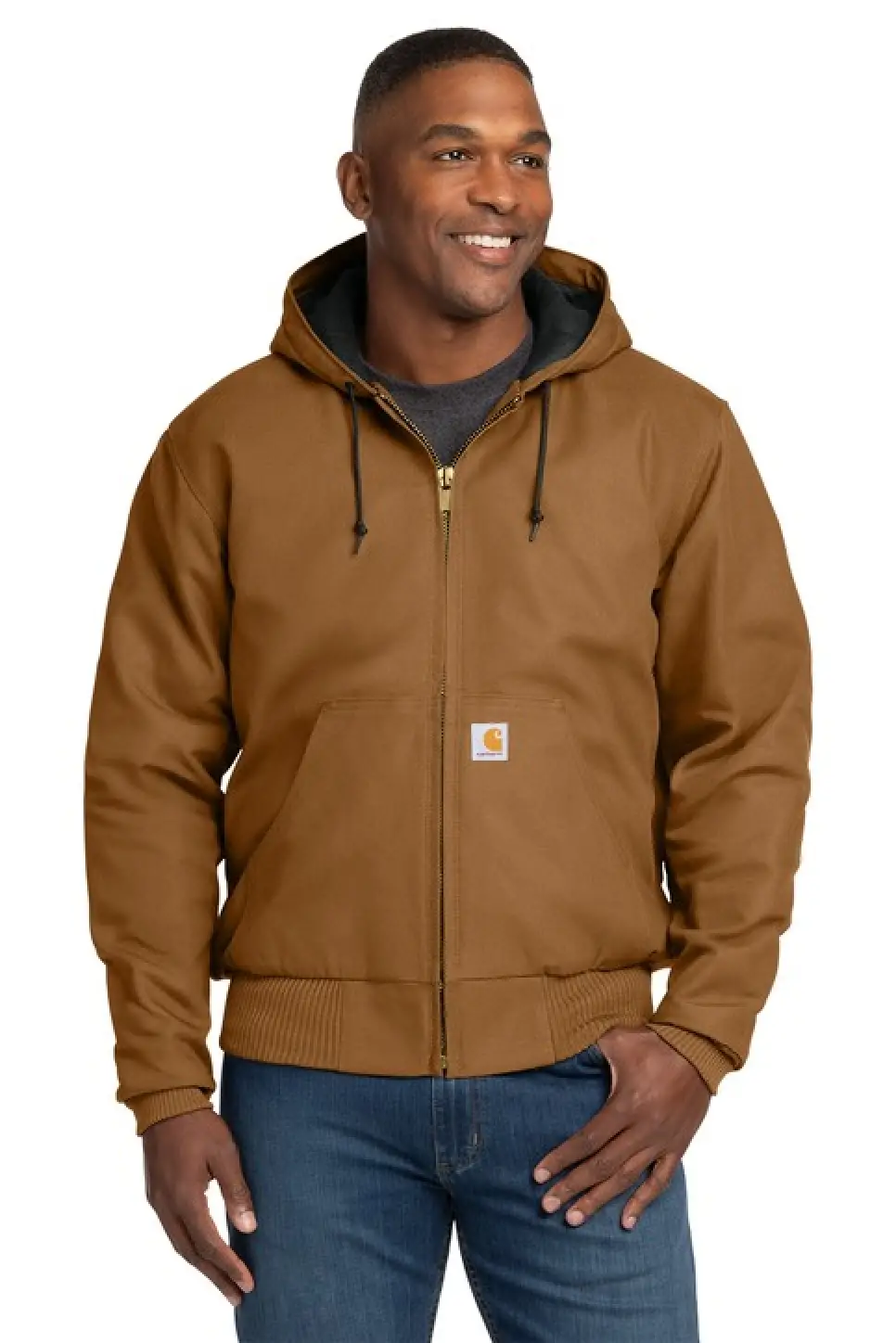 Carhartt Quilted-Flannel-Lined Duck Active Jac - TP