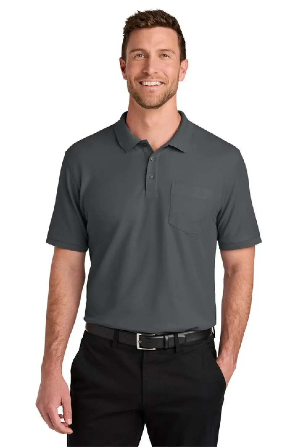 Port Authority® Wearever Signature Pique Pocket Polo - TP