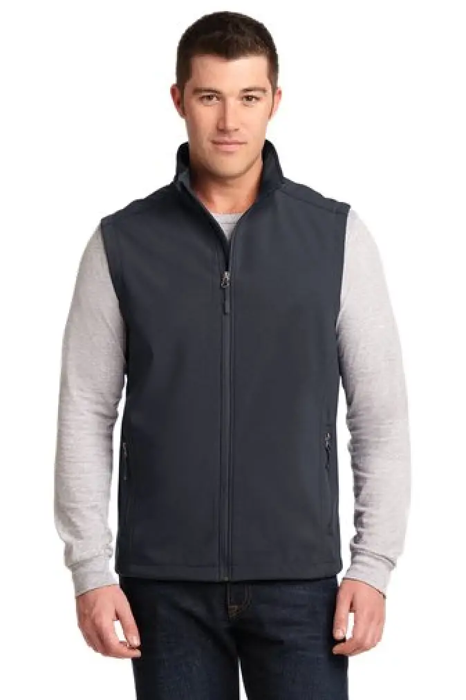 Soft Shell Vest - J325 - Battleship Grey