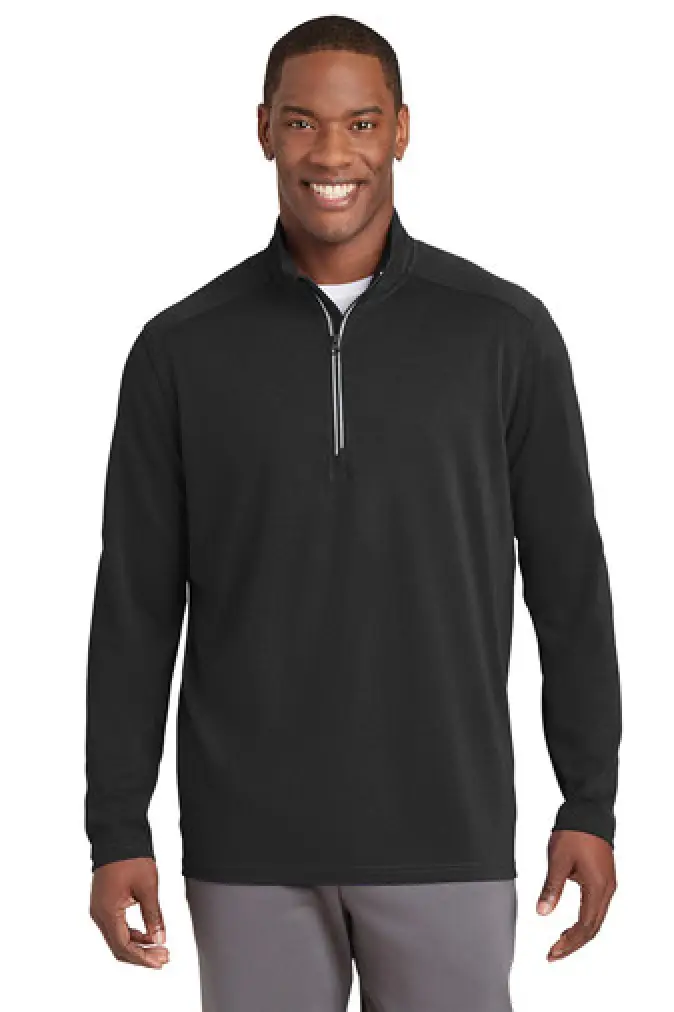 Sport-Tek® Sport-Wick® Textured 1/4-Zip Pullover-ST860